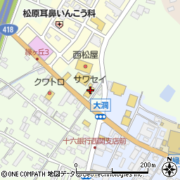 株式会社サワセイ　関店周辺の地図