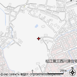 島根県松江市西持田町34周辺の地図