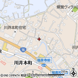 神奈川県横浜市旭区川井本町周辺の地図