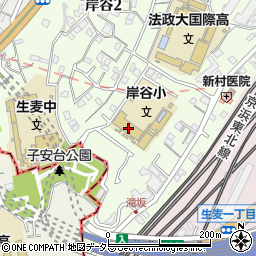 横浜市立岸谷小学校周辺の地図