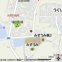 島根県松江市西法吉町5-13周辺の地図