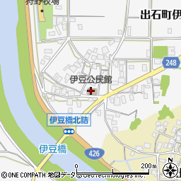 伊豆公民館周辺の地図