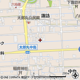 岐阜県岐阜市太郎丸諏訪183-1周辺の地図