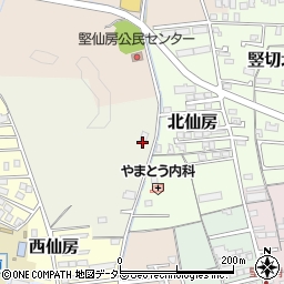 岐阜県関市向西仙房周辺の地図