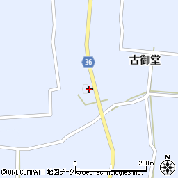 鳥取県西伯郡大山町古御堂177周辺の地図