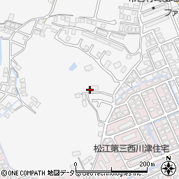 島根県松江市西持田町43周辺の地図