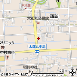 岐阜県岐阜市太郎丸諏訪181周辺の地図