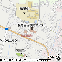 飯田市松尾自治振興センター周辺の地図