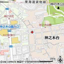 神奈川県横浜市神奈川区神之木台9-12周辺の地図