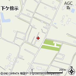 千葉県大網白里市下ケ傍示722-45周辺の地図