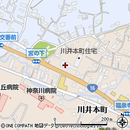 横浜市川井地域ケアプラザ周辺の地図