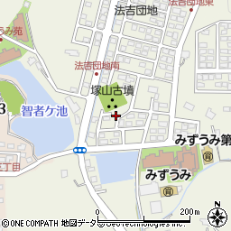 島根県松江市西法吉町2周辺の地図