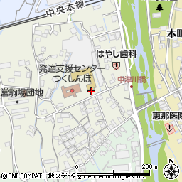 岐阜県中津川市柳町周辺の地図