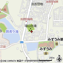 島根県松江市西法吉町2-5周辺の地図