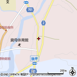 兵庫県豊岡市但東町中山688周辺の地図