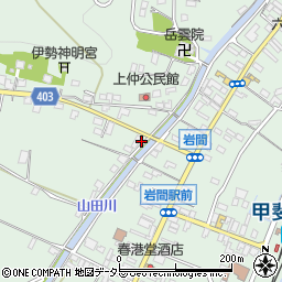 山梨県西八代郡市川三郷町岩間2507周辺の地図