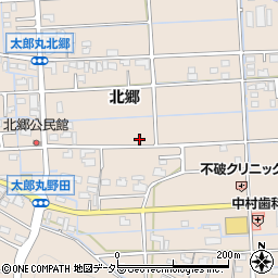 岐阜県岐阜市太郎丸北郷周辺の地図