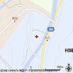 兵庫県美方郡香美町村岡区入江1791周辺の地図