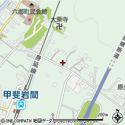 山梨県西八代郡市川三郷町岩間797周辺の地図