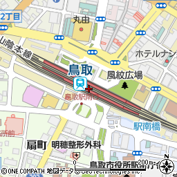 鳥取県鳥取市周辺の地図