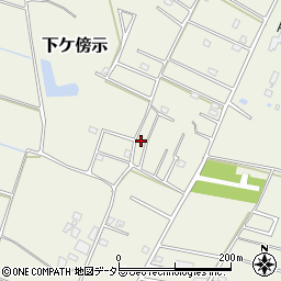 千葉県大網白里市下ケ傍示722-19周辺の地図