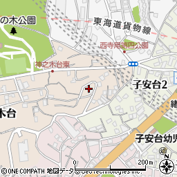 神奈川県横浜市神奈川区神之木台39-4周辺の地図