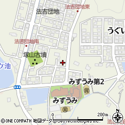 島根県松江市西法吉町9-34周辺の地図