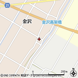 鳥取県鳥取市金沢117周辺の地図