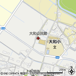 揖斐川町役場　大和公民館周辺の地図