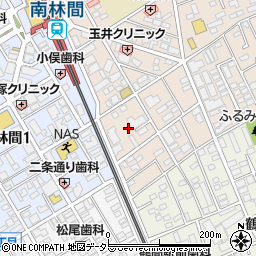 神奈川県大和市林間1丁目2周辺の地図