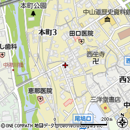 有限会社矢野書店周辺の地図