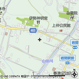 山梨県西八代郡市川三郷町岩間2488周辺の地図