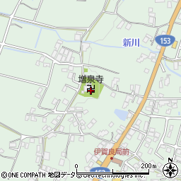増泉寺周辺の地図