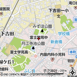 富士学苑中学校周辺の地図