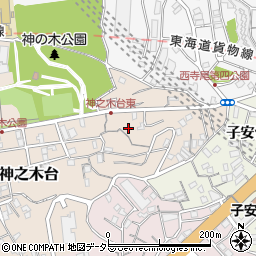 神奈川県横浜市神奈川区神之木台33周辺の地図