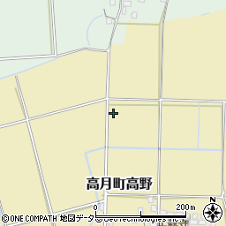 滋賀県長浜市高月町高野1452周辺の地図