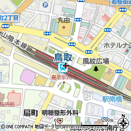 眼鏡市場　シャミネ鳥取店周辺の地図