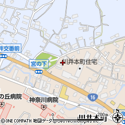 神奈川県横浜市旭区川井本町59周辺の地図