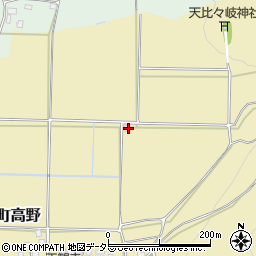 滋賀県長浜市高月町高野1352周辺の地図