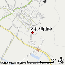 滋賀県高島市マキノ町山中284周辺の地図