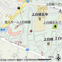 神奈川県横浜市旭区上白根2丁目58周辺の地図