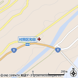 兵庫県美方郡香美町村岡区和田247周辺の地図