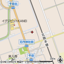 滋賀県長浜市木之本町千田208-10周辺の地図
