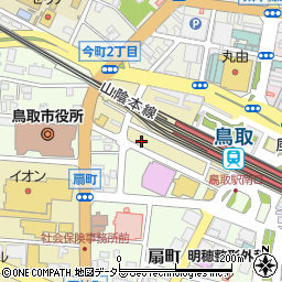 ケンタッキーフライドチキン鳥取駅南店周辺の地図