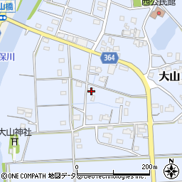 岐阜県加茂郡富加町大山665周辺の地図