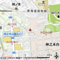 神奈川県横浜市神奈川区神之木台10-4周辺の地図