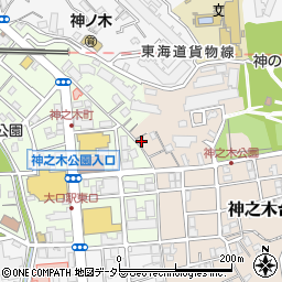 神奈川県横浜市神奈川区神之木台10-6周辺の地図