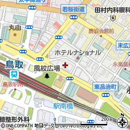 鳥取銀行産業会館支店周辺の地図
