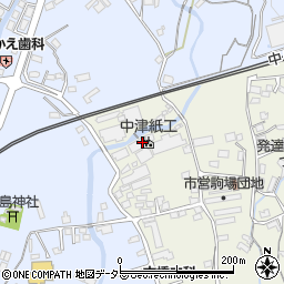 中津紙工株式会社周辺の地図