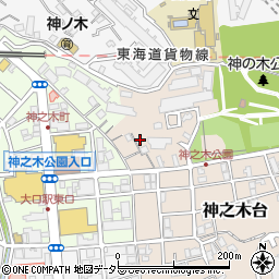 神奈川県横浜市神奈川区神之木台11-41周辺の地図